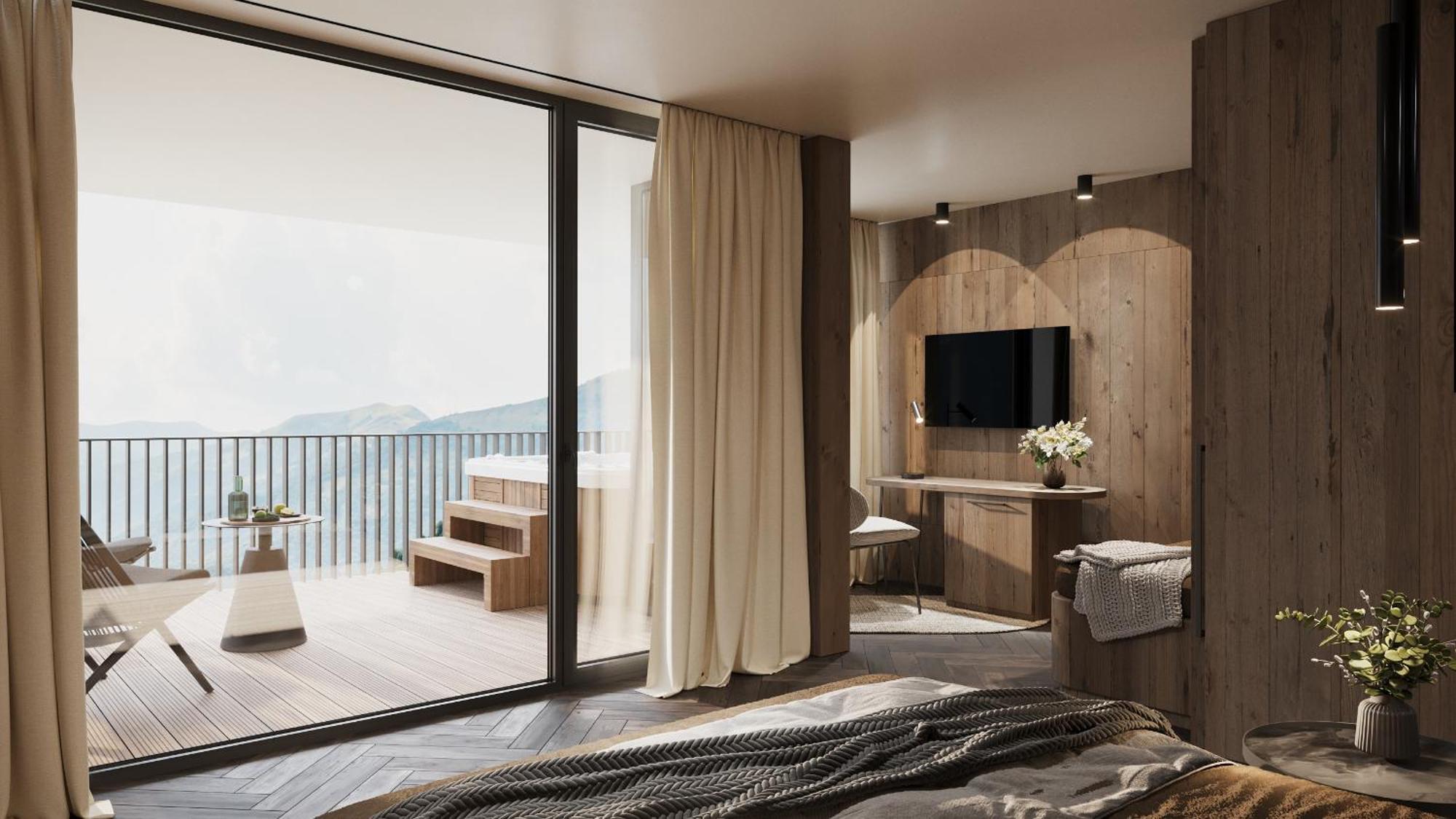 Hotel Sonnenberg Panorama Dolomites Wellbeing Maranza Exterior foto